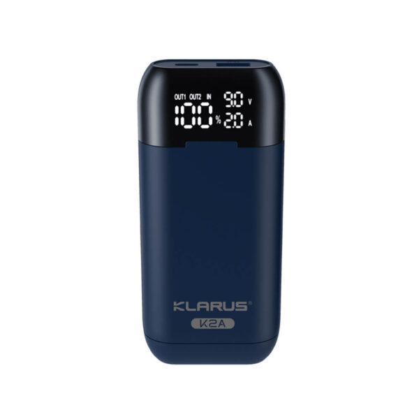Įkroviklis Klarus K2A 3-in-1, 21700/20700/18650 įkraunamoms baterijoms