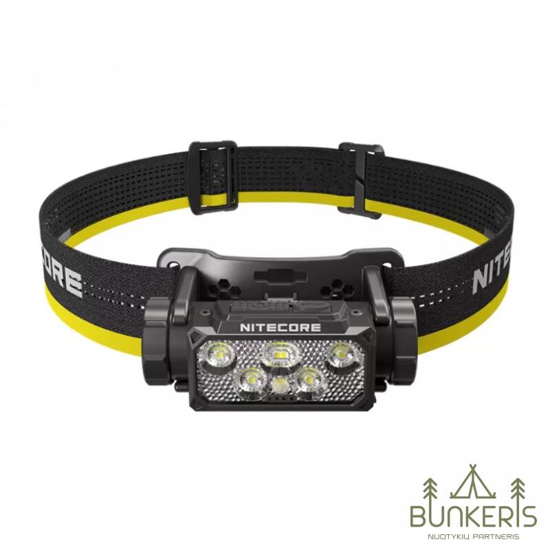 Galvos prožektorius Nitecore HC60 UHE, 1600lm - Image 1