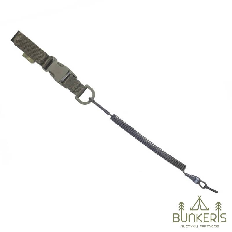 Dirželis pistoletui M-Tac Safety Cord Lite for carbine with D-ring and fastex - Image 1