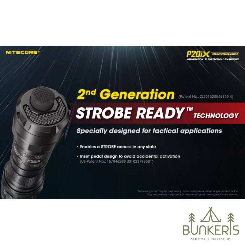 Prožektorius Nitecore P20iX, 4000lm - Image 3