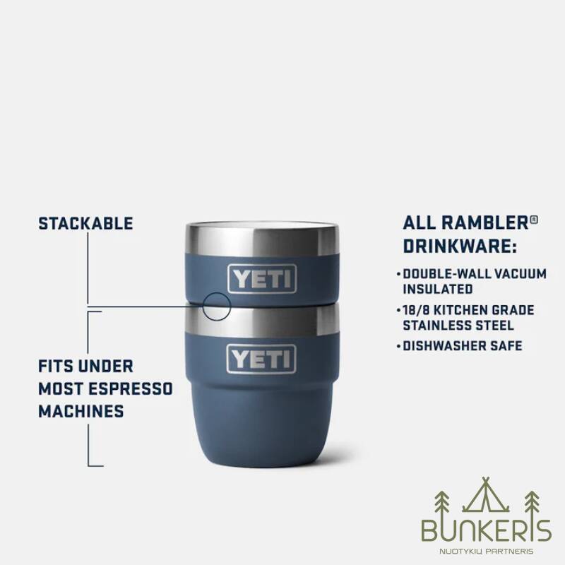 Puodelių rinkinys kavai YETI Rambler® - Image 11