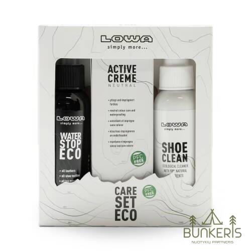 Rinkinys LOWA "CARE SET" bespalvis