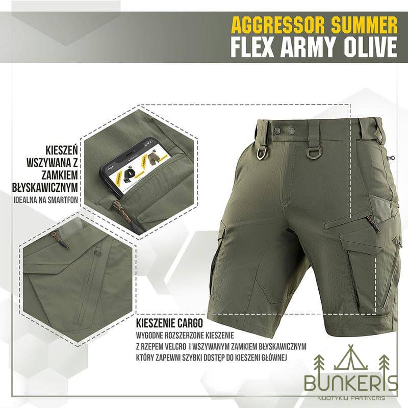 Šortai M-Tac Aggressor Summer Flex - Image 4
