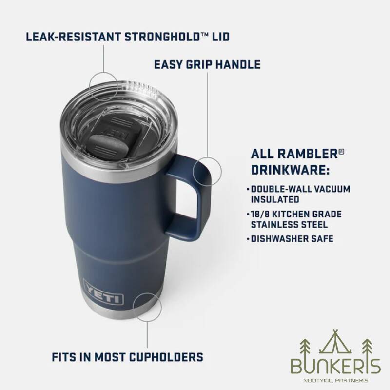 Termo puodelis YETI Rambler® Travel Mug - Image 4